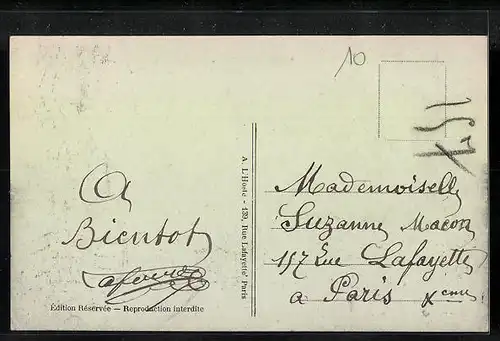 AK Tergnier, Chemin de fer du Nord, Ecole Pasteur, Service Médical