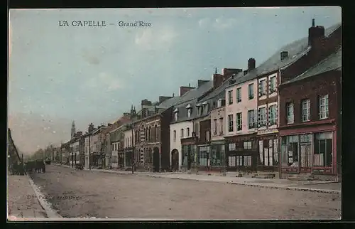 AK La Capelle, Grand`Rue