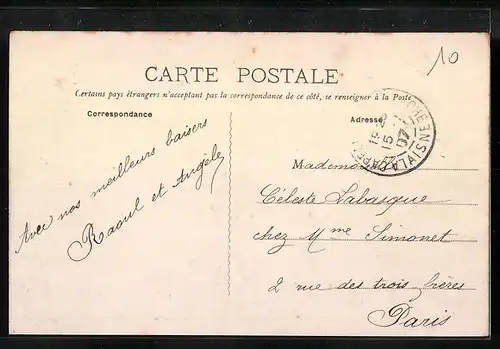 AK La Capelle, Vue générale, côté nord