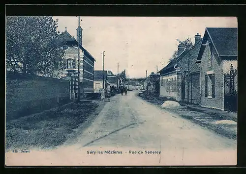 AK Séry-les-Mézières, Rue de Senerey
