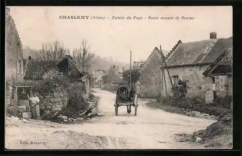 AK Chassemy, Entrée du Pays, Route vernant de Braine