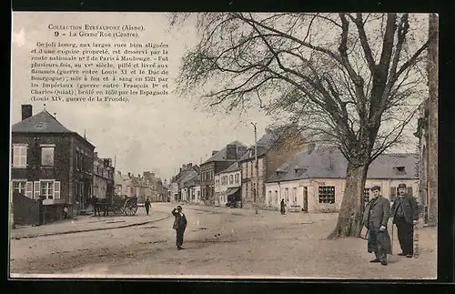 AK Etréaupont, La grand`Rue