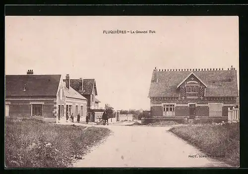 AK Fluquières, La Grande Rue