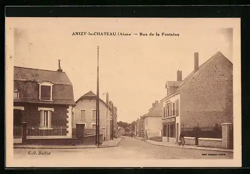 AK Anizy-le-Chateau, Rue de la Fontaine