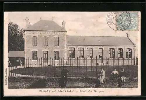 AK Anizy-le-Chateau, Ecole des Garcons