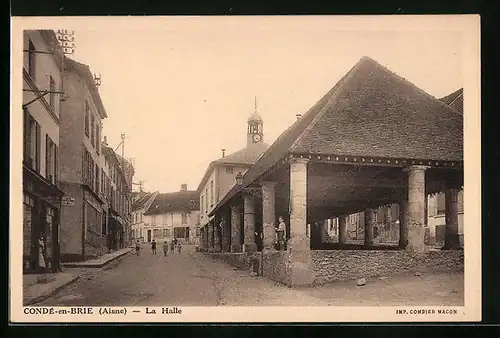 AK Condé-en-Brie, La Halle