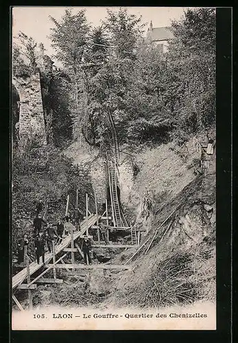 AK Laon, Le Gouffre, Quartier des Chenizelles