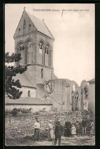 AK Cuiry-Housse, Très belle Eglise XII siècle