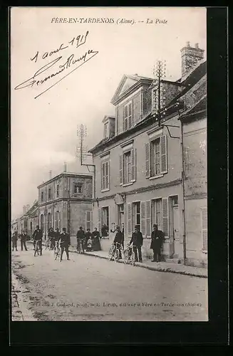 AK Fère-en-Tardenois, La Poste