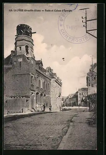 AK Fère-en-Tardenois, Poste et Caisse d`Épargne