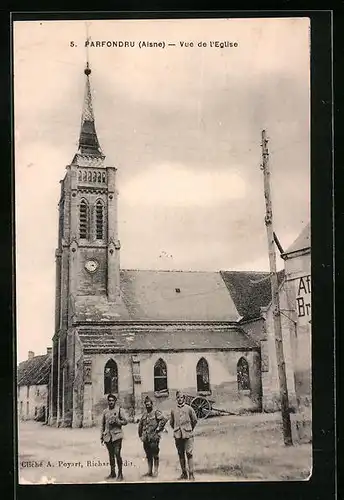 AK Parfondru, Vue de l`Eglise