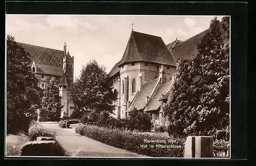 AK Marienburg, Hof im Mittelschloss