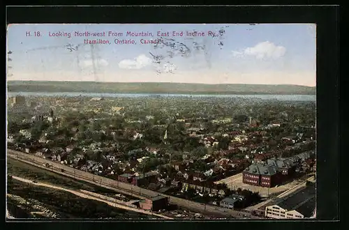 AK Hamilton /Ontario, Looking North-west from Mountain