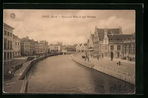 AK Gand, Quai aux Blés et aux Herbes