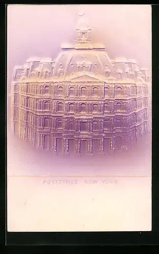 Präge-AK New York, NY, Post Office