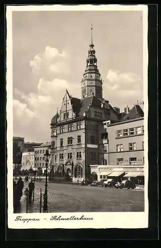 AK Troppau, Ansicht vom Schmetterhaus