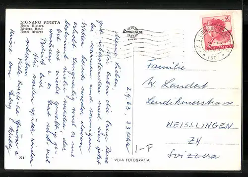 AK Lignano Pineta, Hotel Riviera