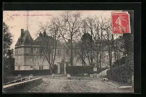 AK Aveny, Facade postérieure du Château