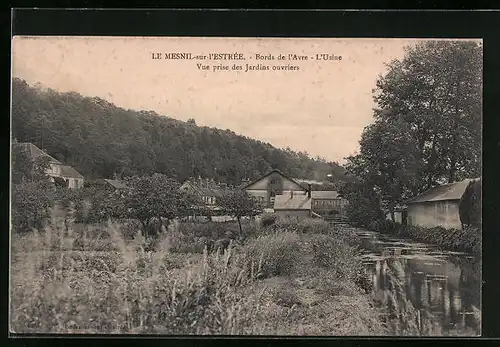 AK Le Mesnil-sur-l`Estrée, Bords de l`Avre, L`Usine