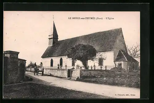 AK Le Mesnil-sur-l`Estrée, L`Eglise