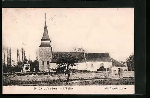 AK Cailly-sur-Eure, L`Eglise