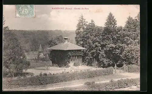 AK Radepont, Entrée du Parc