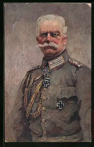 Künstler-AK Generalfeldmarschall von Mackensen in Feldgrau