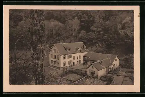 AK Auerbach /Bergstrasse, Cafe-Restaurant Hof Mühltal im Hochstätter-Tale