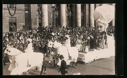 Foto-AK München, Festzug am Deutschen Museum 1925