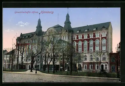 AK Hamburg-St.Georg, Gewerkschafts-Haus
