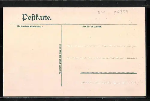 AK Mühlacker, Panorama mit Gebirge