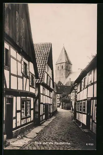 AK Soest /Westf., Blick auf die Paulikirche