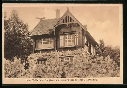 AK Königswinter, Haus Volker der Nordischen Sommerhäuser auf der Drachenburg