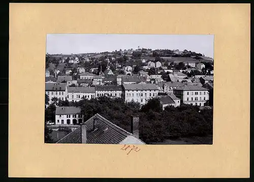 Fotografie Brück & Sohn Meissen, Ansicht Sebnitz, Ortsansicht mit Blick zum Hang