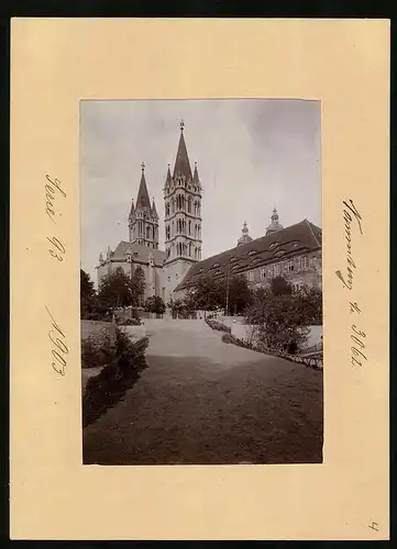 Fotografie Brück & Sohn Meissen, Ansicht Naumburg / Saale, Partie am Dom