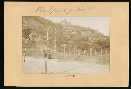 Fotografie Brück & Sohn Meissen, Ansicht Oberlössnitz, Blick auf das Spitzhaus