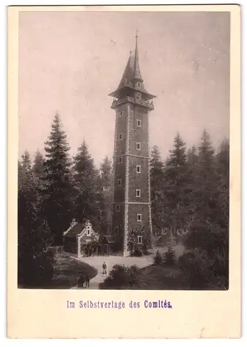Fotografie unbekannter Fotograf, Ansicht Graz, Blick auf die Hilmwarte, 1889