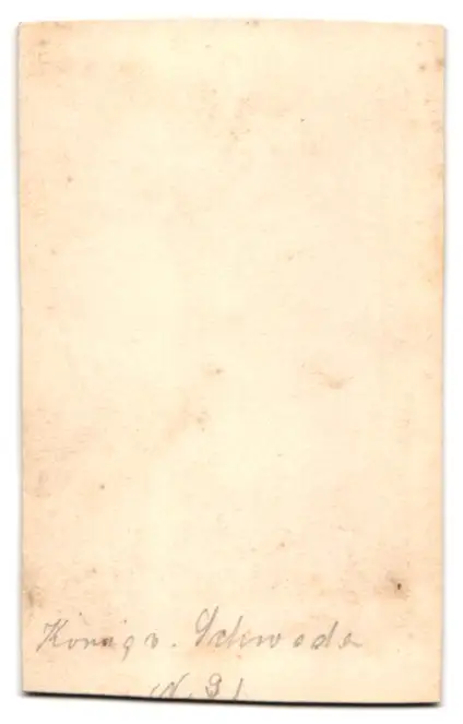 2 Fotografien unbekannter Fotograf und Ort, König Karl XV. von Schweden und Königin Luise von Oranien-Nassau im Kleid 2