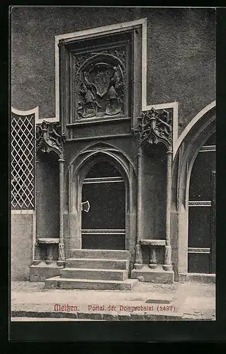 AK Meissen, Portal der Domprobstei