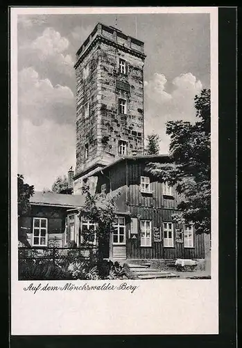 AK Wilthen i. Sa., Gasthaus Mönchswalder Berg