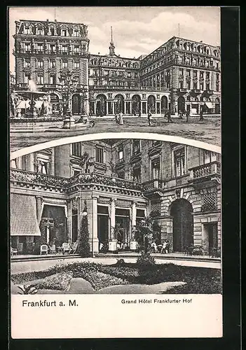 AK Frankfurt a. M., Grand Hotel Frankfurter Hof