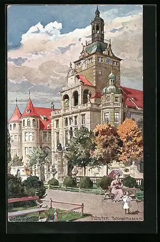 Künstler-AK Richard Wagner: München, Nationalmuseum