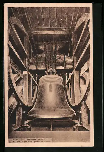 AK Erfurt, Dom: Glocke Gloriosa