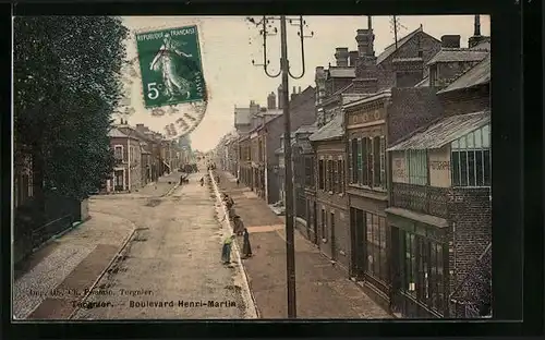 AK Tergnier, Boulevard Henri-Martin