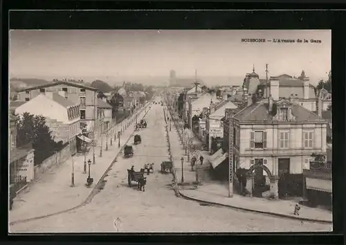 AK Soissons, L`Avenue de la Gare