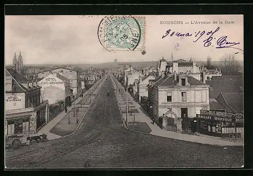 AK Soissons, L`Avenue de la Gare