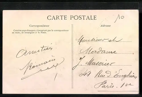 AK Soissons, Fortifications de Soissons, Porte de Reims, Vue de l`Interieur de la Ville