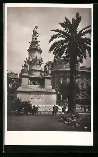 AK Genova, Kolumbus Denkmal