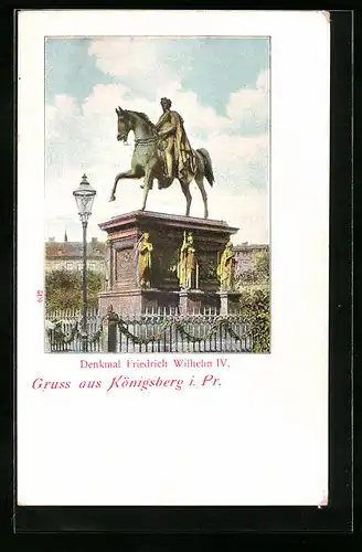 AK Königsberg, Denkmal Friedrich Wilhelm IV.