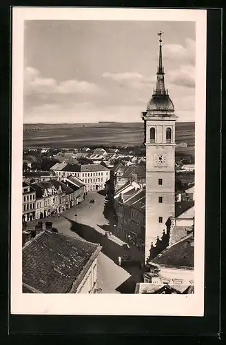 AK Wischau, Ortsansicht mit Kirche